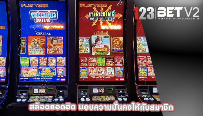 สล็อตยอดฮิต มอบความมั่นคงให้กับสมาชิก