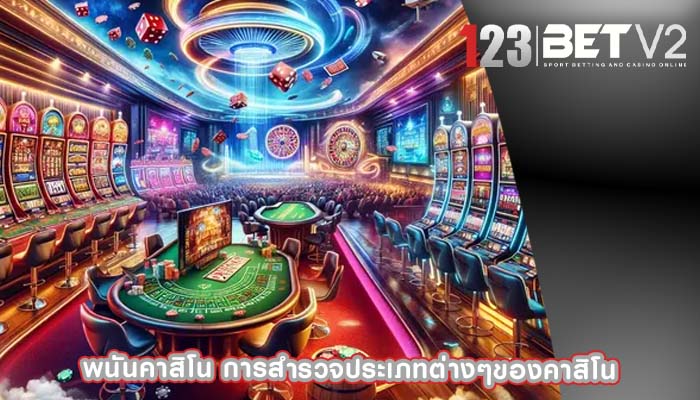 พนันคาสิโน การสำรวจประเภทต่างๆของคาสิโน