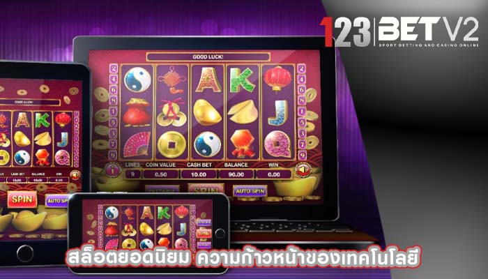สล็อตยอดนิยม ความก้าวหน้าของเทคโนโลยี