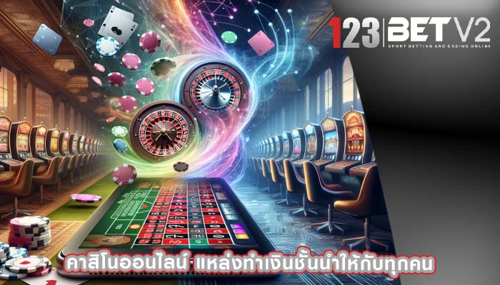 คาสิโนออนไลน์ แหล่งทำเงินชั้นนำให้กับทุกคน