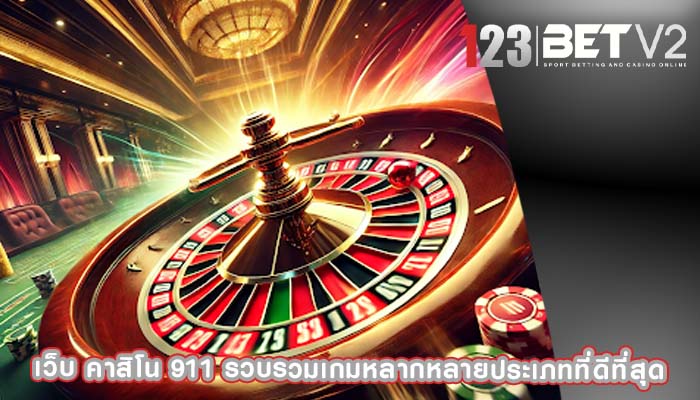 เว็บ คาสิโน 911 รวบรวมเกมหลากหลายประเภทที่ดีที่สุด