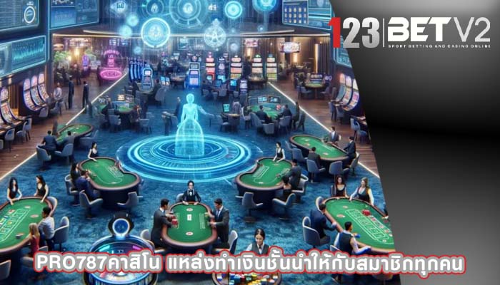 pro787คาสิโน แหล่งทำเงินชั้นนำให้กับสมาชิกทุกคน