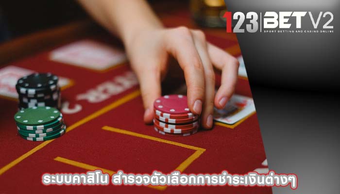 ระบบคาสิโน สำรวจตัวเลือกการชำระเงินต่างๆ