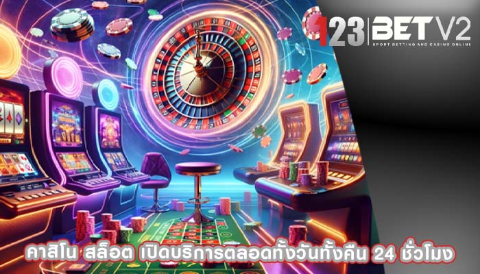 คาสิโน สล็อต เปิดบริการตลอดทั้งวันทั้งคืน 24 ชั่วโมง