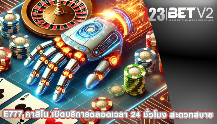 e777 คาสิโน เปิดบริการตลอดเวลา 24 ชั่วโมง สะดวกสบาย