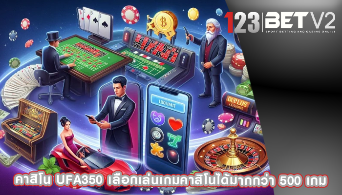 คาสิโน ufa350 เลือกเล่นเกมคาสิโนได้มากกว่า 500 เกม