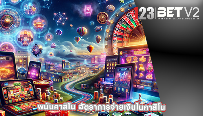 พนันคาสิโน อัตราการจ่ายเงินในคาสิโน