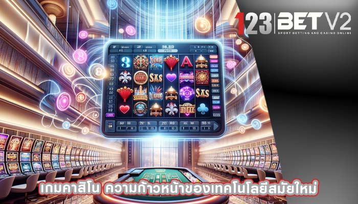 เกมคาสิโน ความก้าวหน้าของเทคโนโลยีสมัยใหม่