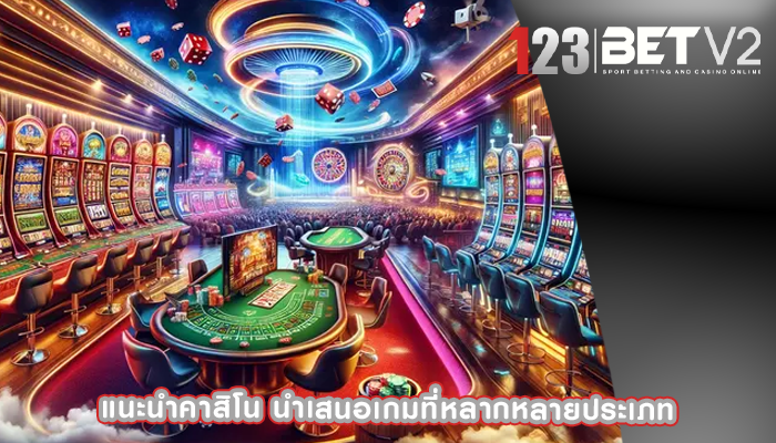 แนะนำคาสิโน นำเสนอเกมที่หลากหลายประเภท