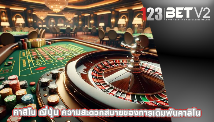 คาสิโน ญี่ปุ่น ความสะดวกสบายของการเดิมพันคาสิโน